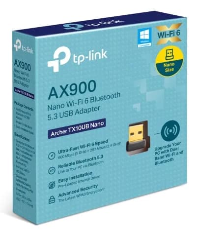 TP-Link Archer TX10UB Nano Bluetooth 600 Mbit/s 8