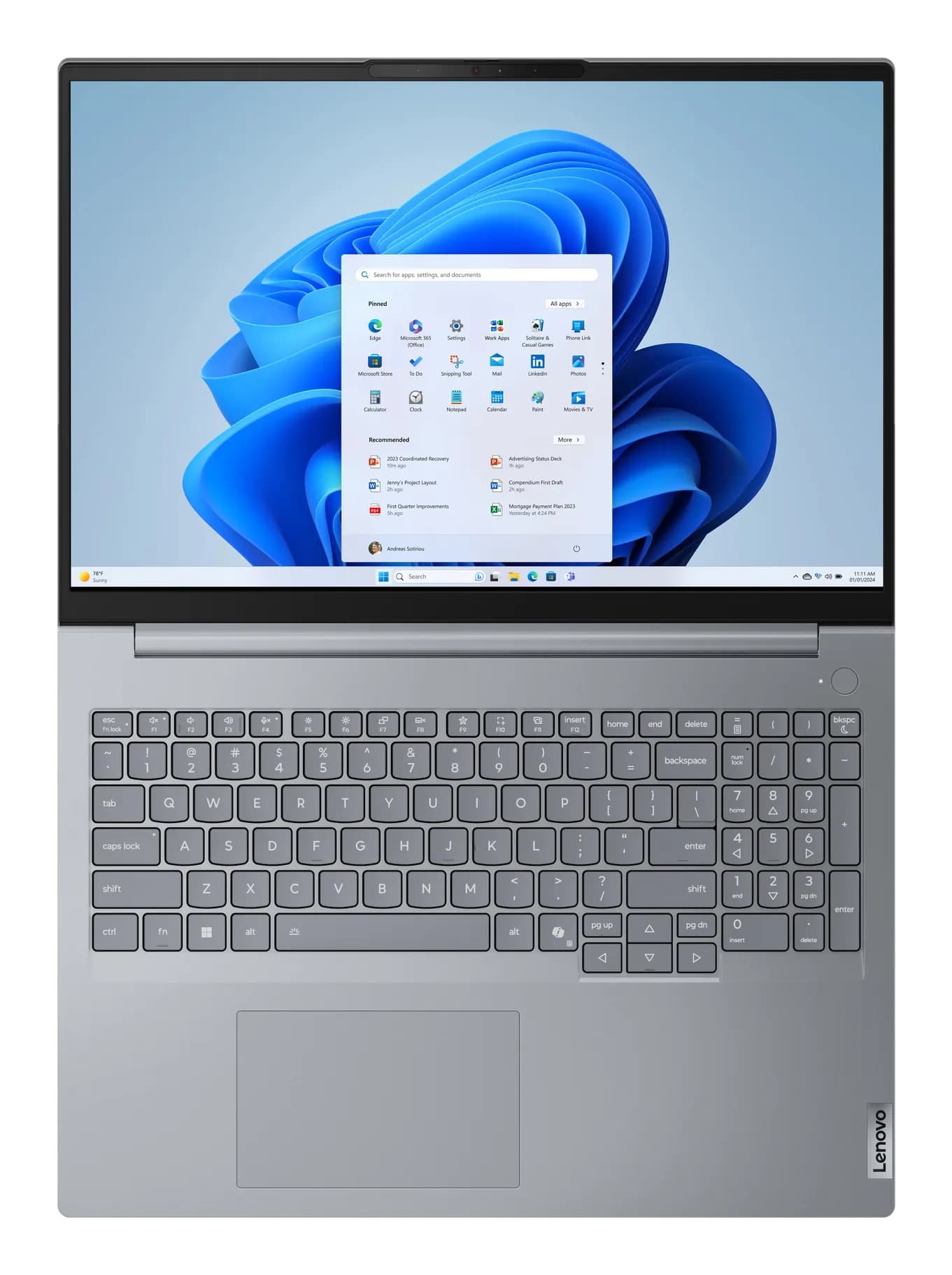 Lenovo ThinkBook 16 G8 IAL Intel Core Ultra 5 225U Computadora portáti 14