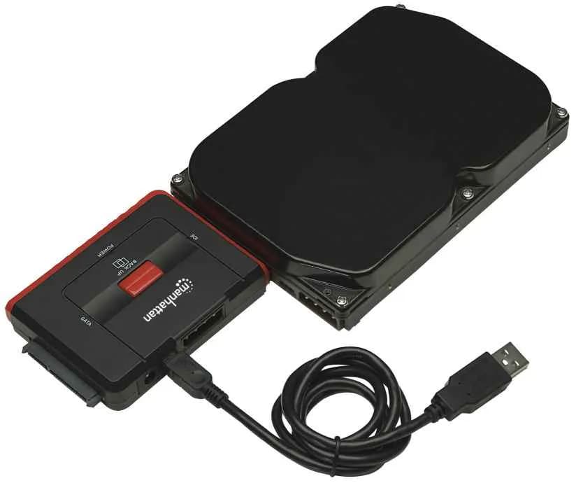 Manhattan Adaptador USB de Alta Velocidad 2.0 a SATA/ IDE 3