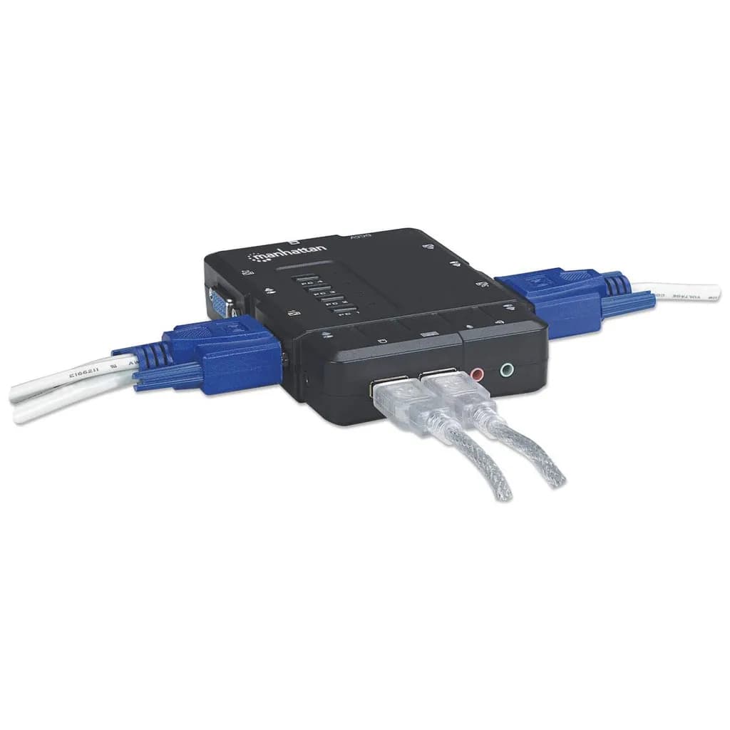 Manhattan Switch KVM Compacto 4 Puertos 7