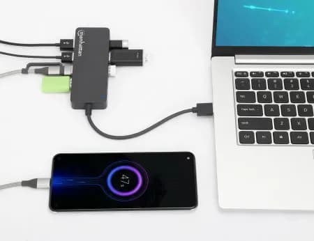 Manhattan Hub USB con 7 puertos USB-A 3.2 5