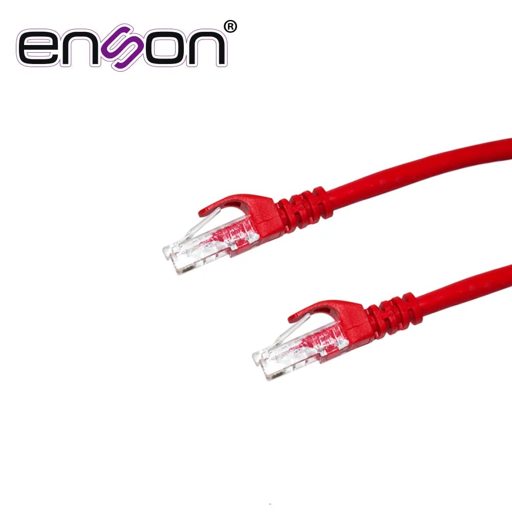 PATCHCORD UTP ENSON P6003R CAT6 30CM ROJO SERIE EPRO 100-II 100 POR CI 2