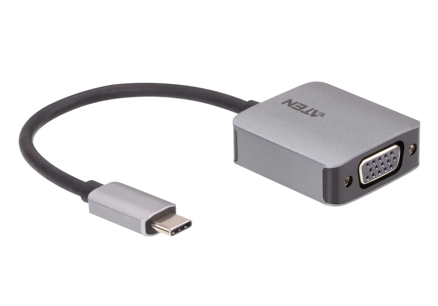 ATEN UC3002A adaptador de cable de vídeo USB Tipo C VGA (D-Sub) Negro, 2