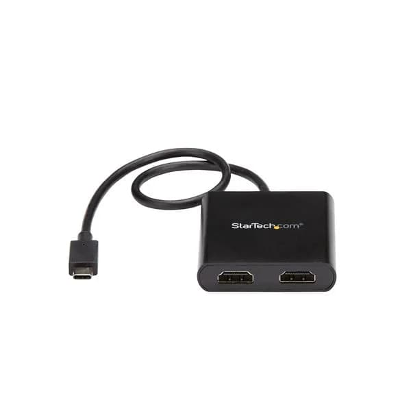 StarTech.com Adaptador USB a HDMI Doble - Hub MST USB Tipo C - Divisor 3