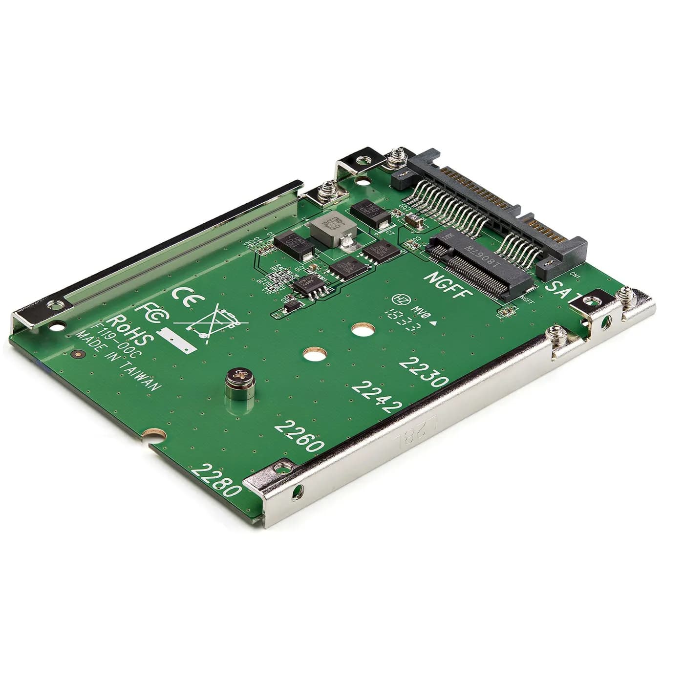 StarTech.com Adaptador de SSD SATA M.2 a SATA de 2.5" - Convertidor de 3