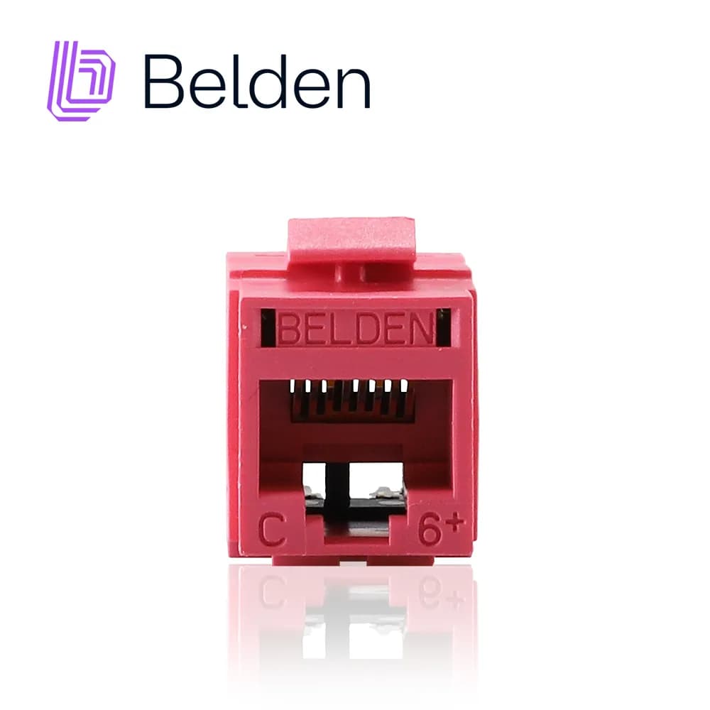 CONECTOR MODULAR JACK RJ45 CAT6 REVCONNECT BELDEN RV6MJKUTR-S1 ESTILO  2