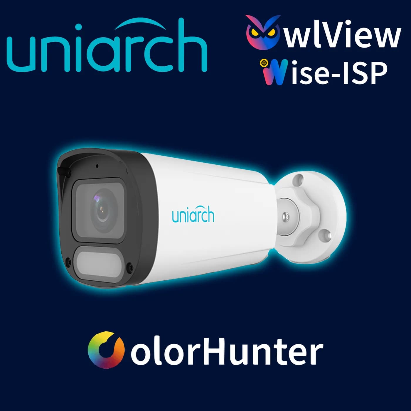 CAMARA IP BULLET OWLVIEW UNIARCH IPC-B242-ADF28K-WP / 2MP / LENTE 2.8M 6