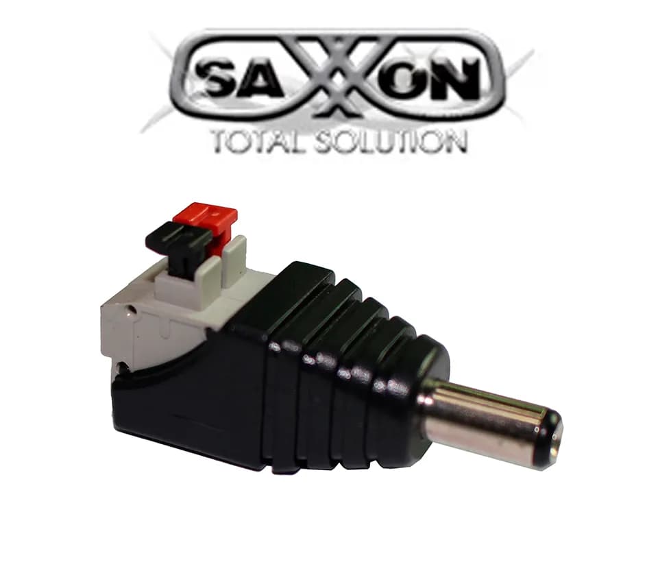 SAXXON PSUBR16H - Bolsa de 10 Adaptadores Macho tipo Jack Polarizado d 3