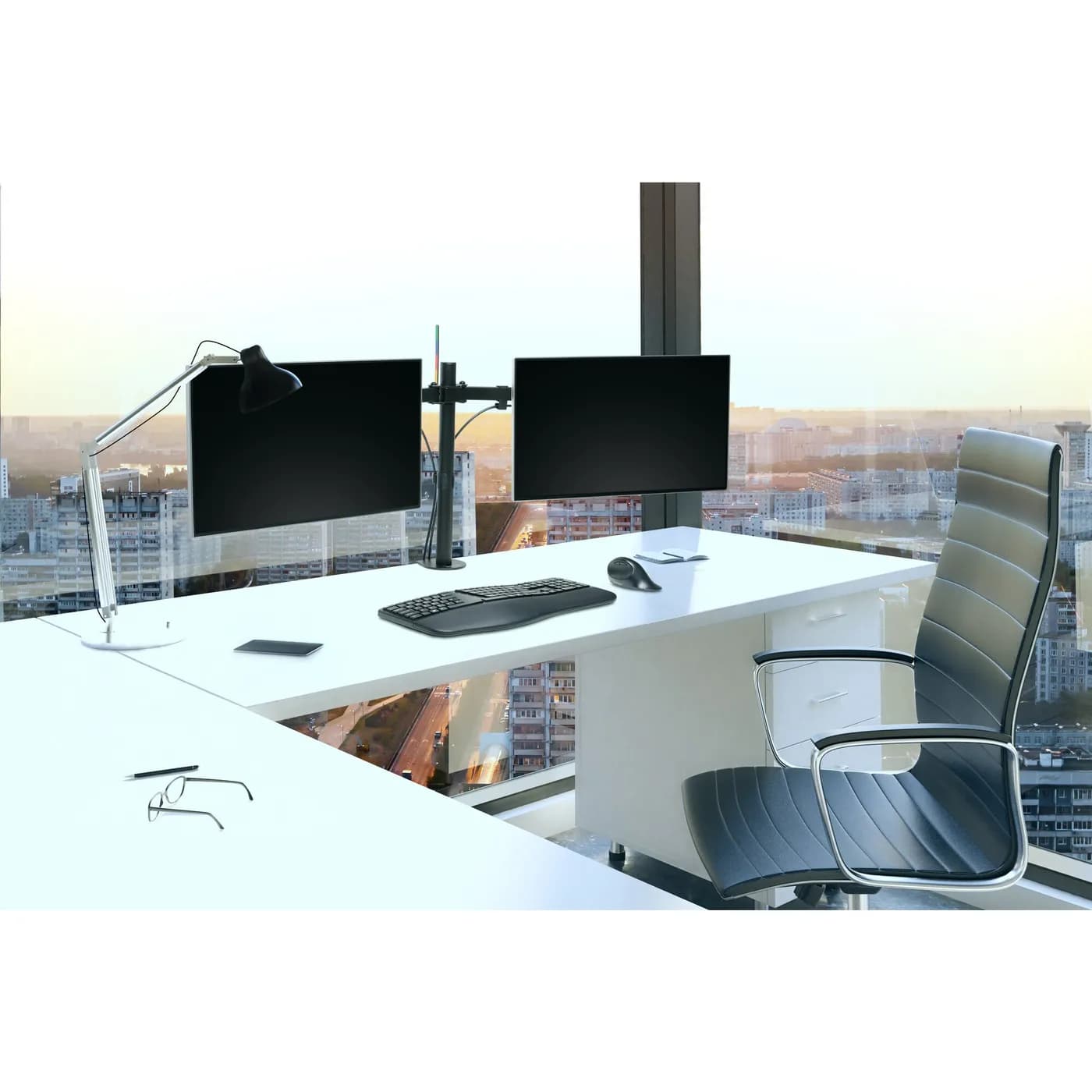 Kensington Brazo extensible para monitores dobles SmartFit® Ergo 5