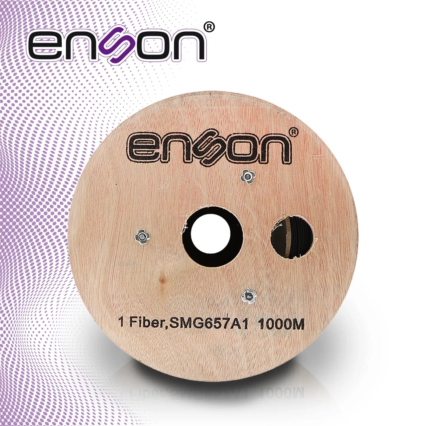 CARRETE DE FIBRA OPTICA ENSON ENS-DF1COS2, DROP MONOMODO OS2 DE 1 HILO 6