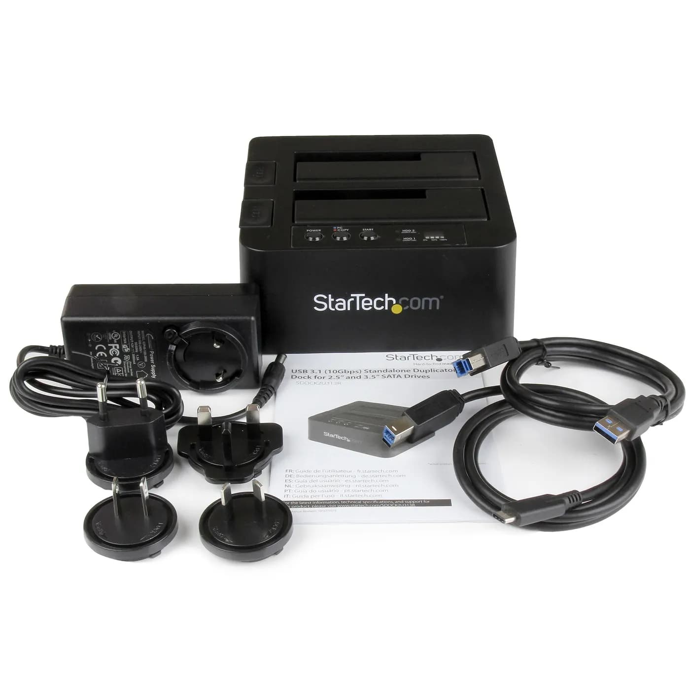 StarTech.com Duplicador Clonador Autónomo de Discos Duros o SSD SATA - 7