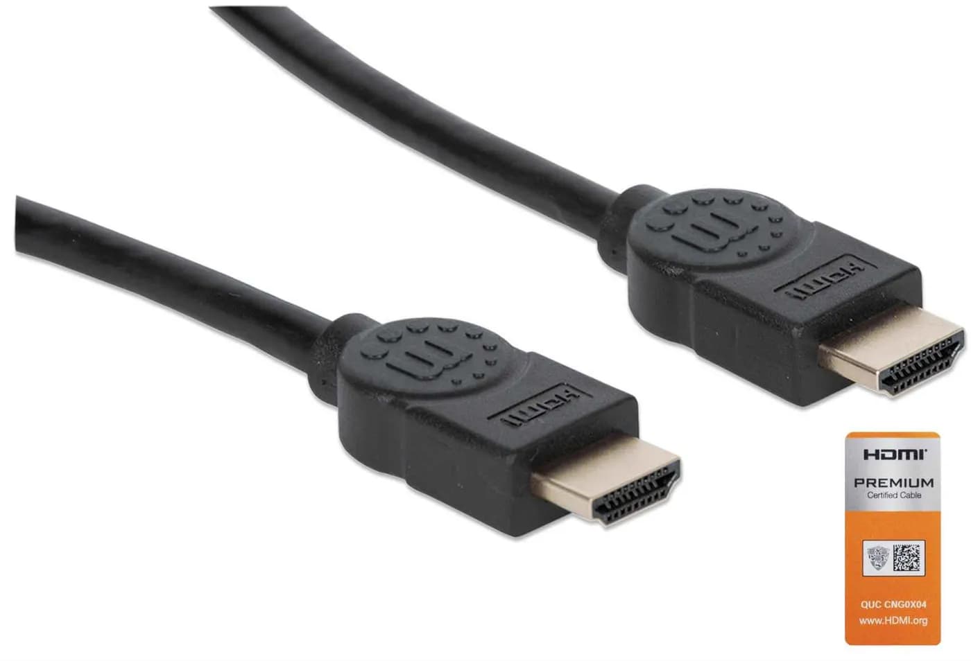 Manhattan Cable HDMI de Alta Velocidad con Canal Ethernet, Versión Pre 2