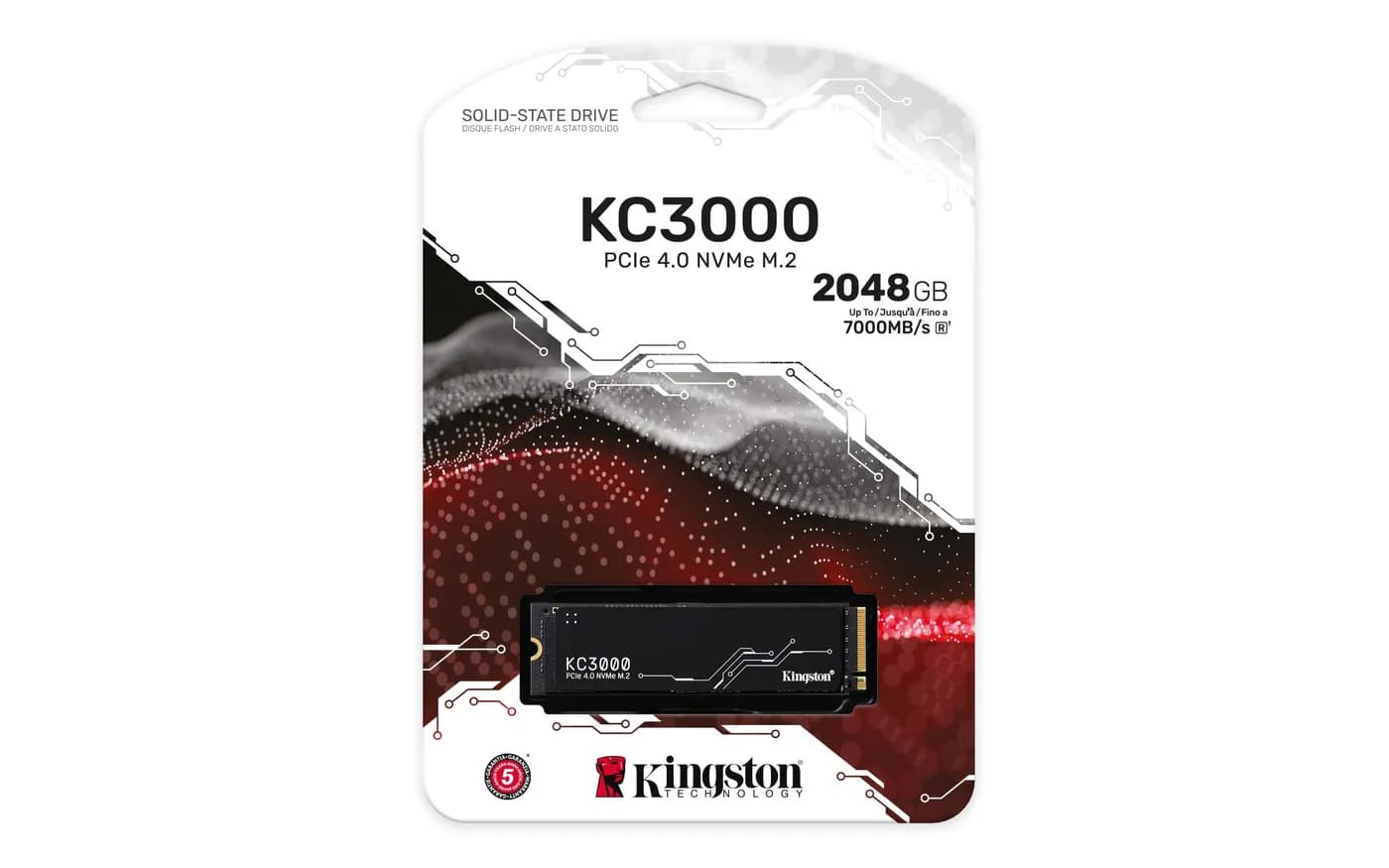 Kingston Technology KC3000 2 TB M.2 PCI Express 4.0 NVMe 3D TLC 4