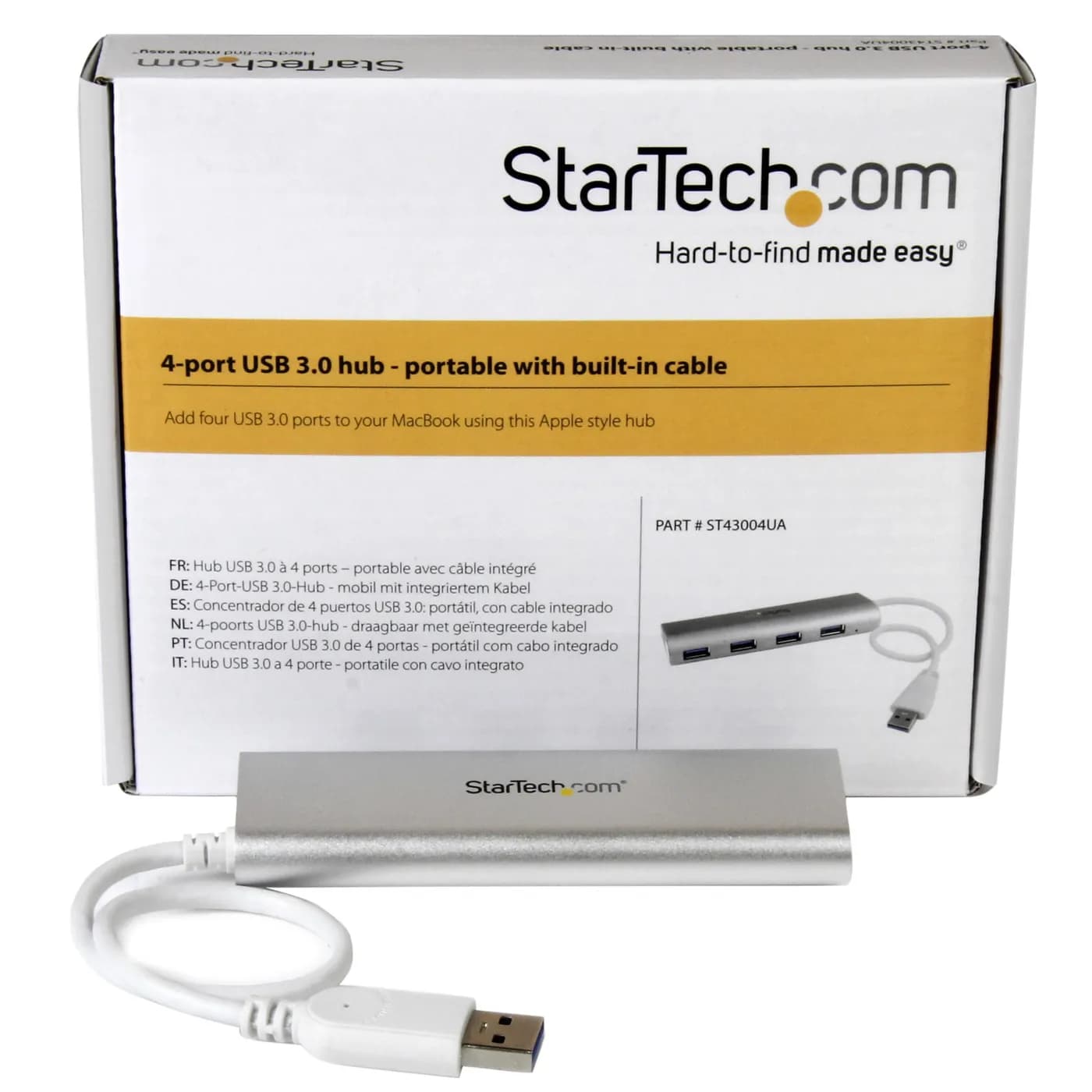 StarTech.com Hub USB 3.0 de 4 Puertos - Hub Concentrador USB-A - Alime 5
