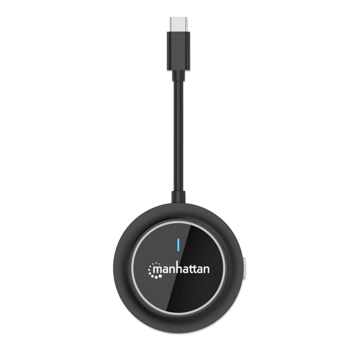 Manhattan 208437 extensor de audio/video Transmisor AV Negro 6