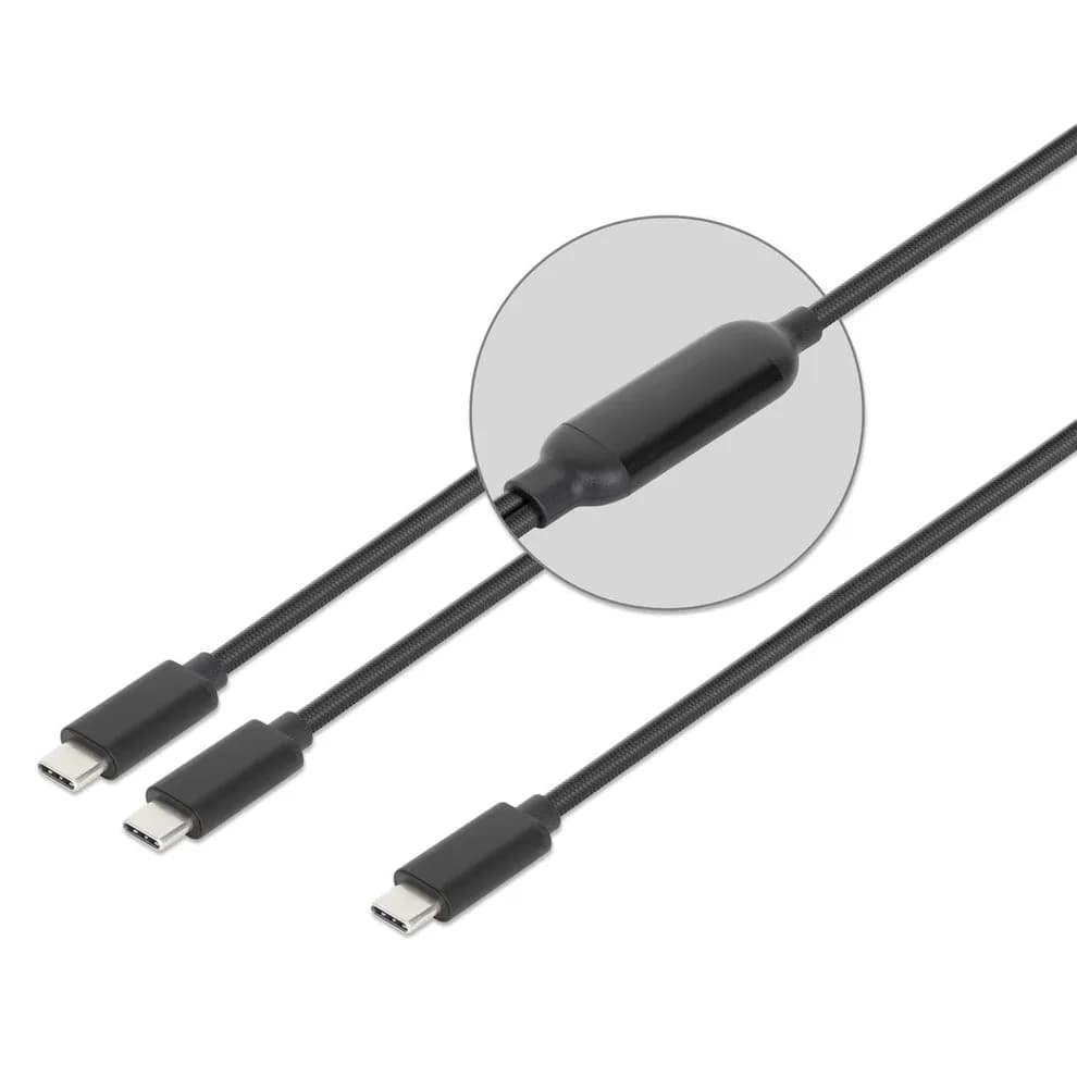 Manhattan 355810 cable USB 2 m USB C 2 x USB C 100 W Negro 9