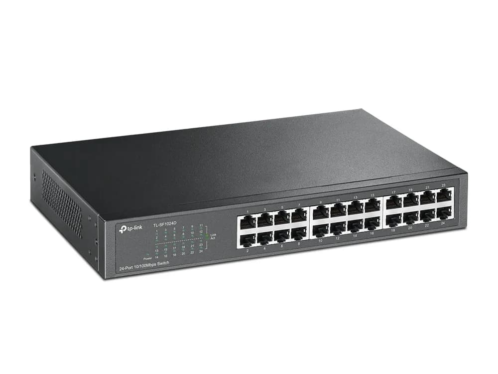 Switch no administrable / 24 puertos 10/100 Mbps / 35.7 Mpps / Escrito 2