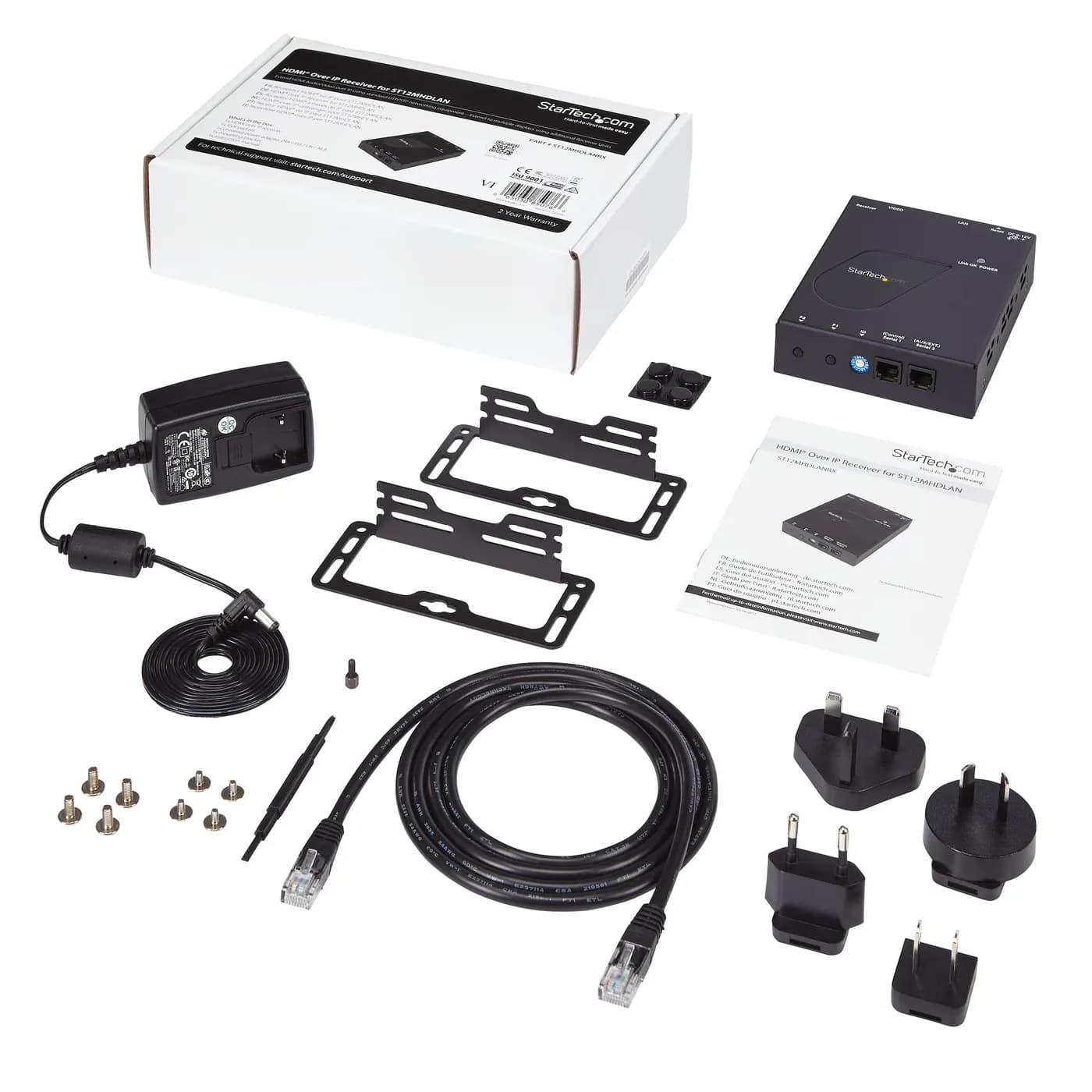StarTech.com Receptor de Video y Audio HDMI IP por Ethernet Gigabit pa 6