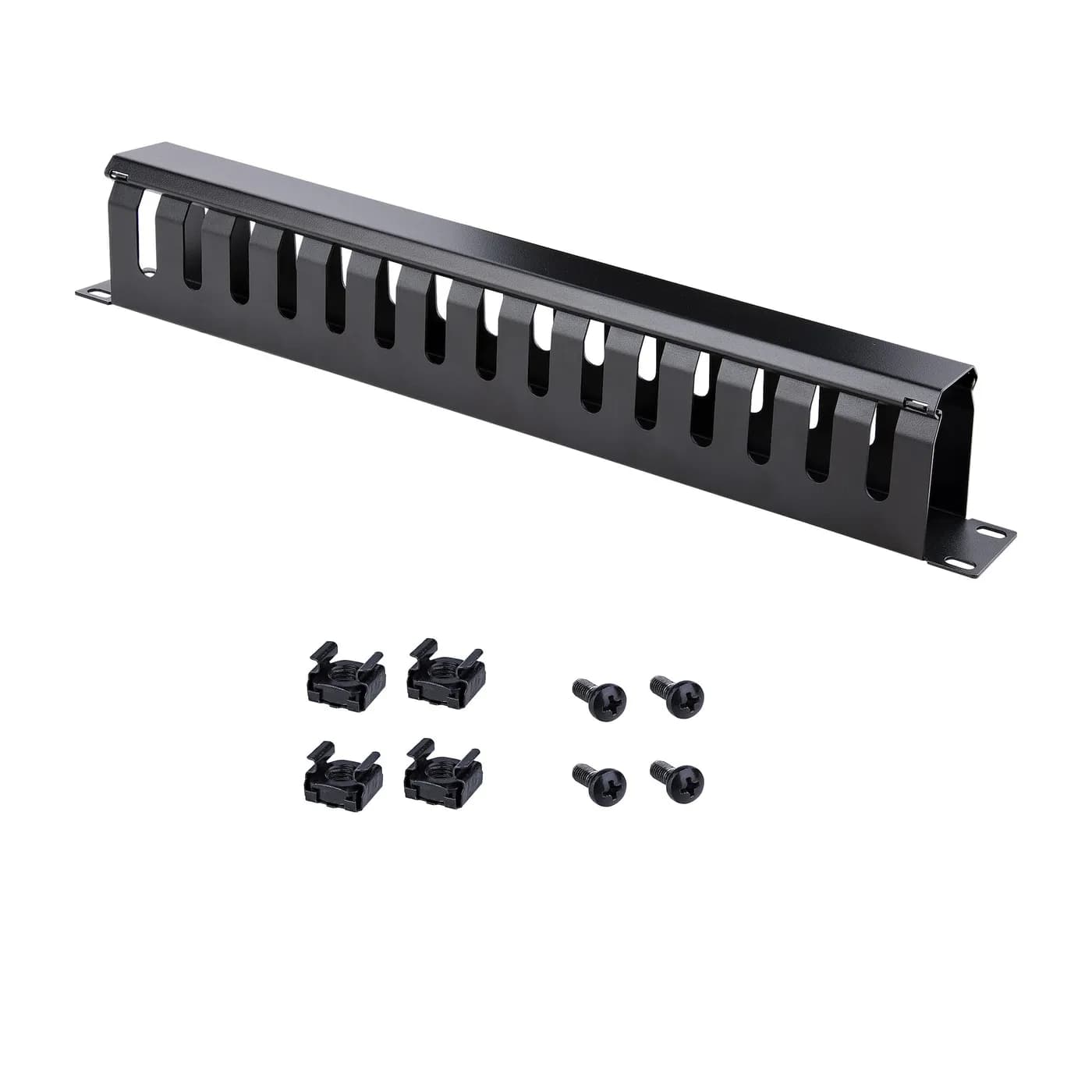 StarTech.com Panel Canaleta 1U de Gestión de Cables para Rack de Condu 7