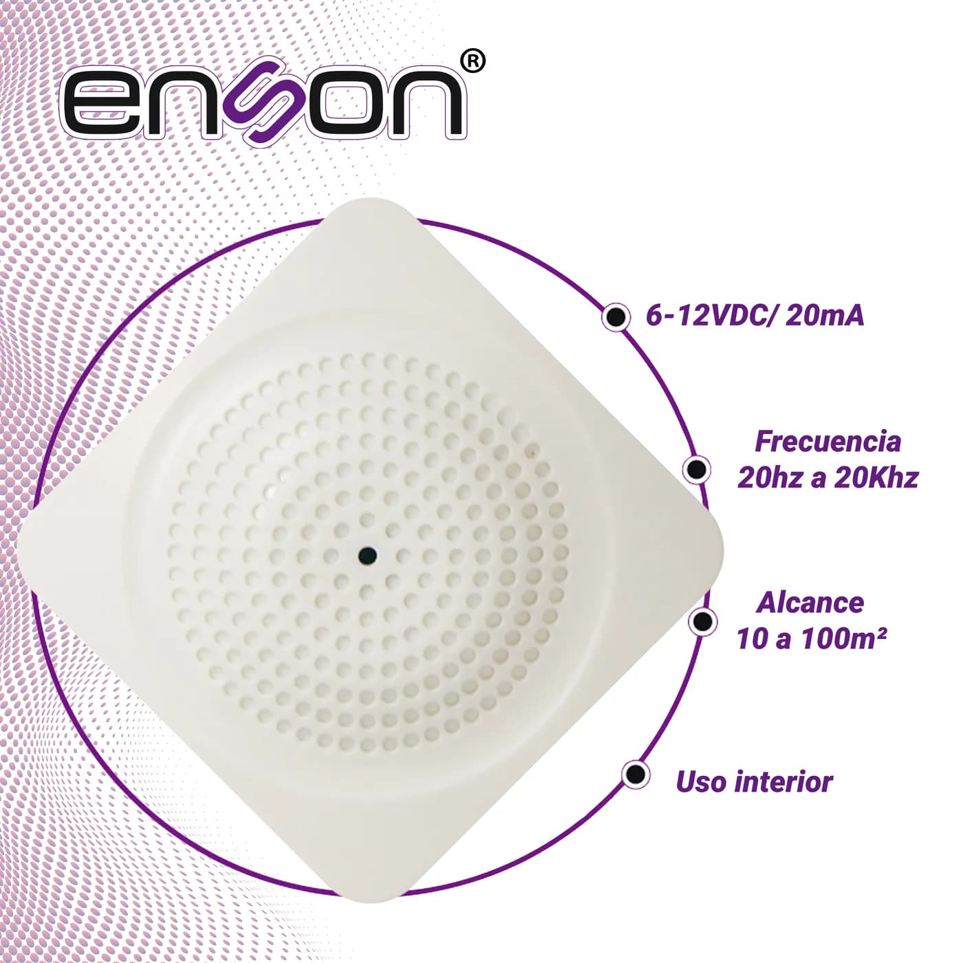 MICROFONO ENSON ENS-PA8MIC TIPO ACUSTICO -35DB REQUIERE CONECTORES DE  6