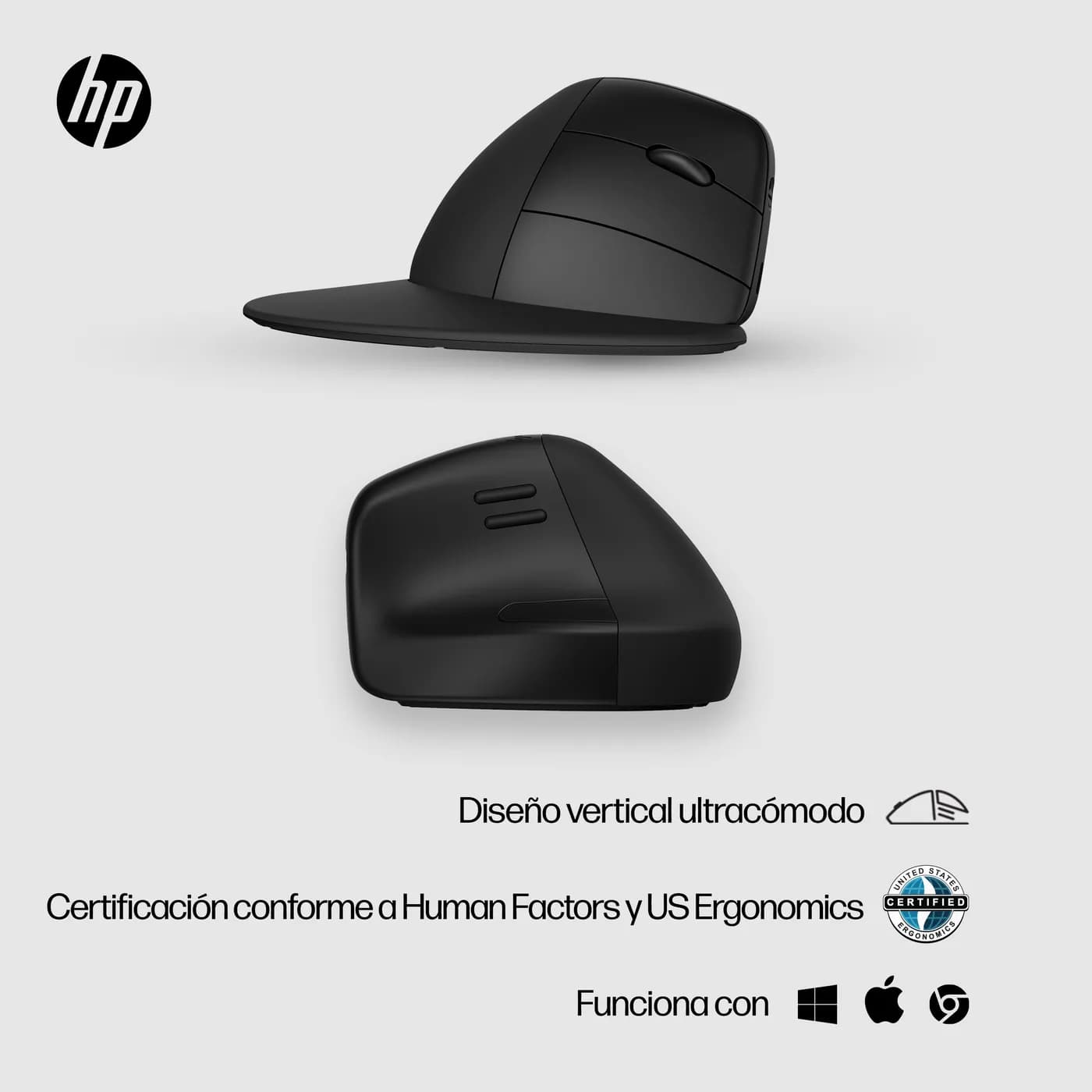 HP Mouse vertical ergonómico 925 21