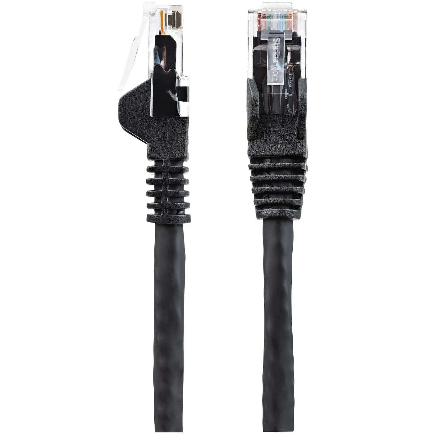 StarTech.com N6LPATCH1MBK cable de red Negro 1 m Cat6 U/UTP (UTP) 3