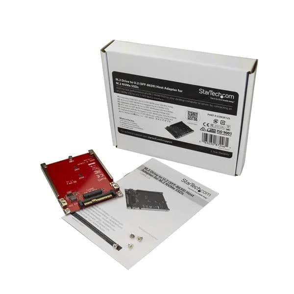 StarTech.com Tarjeta Adaptador PCI Express M.2 a U.2 SFF8639 para SSD  5