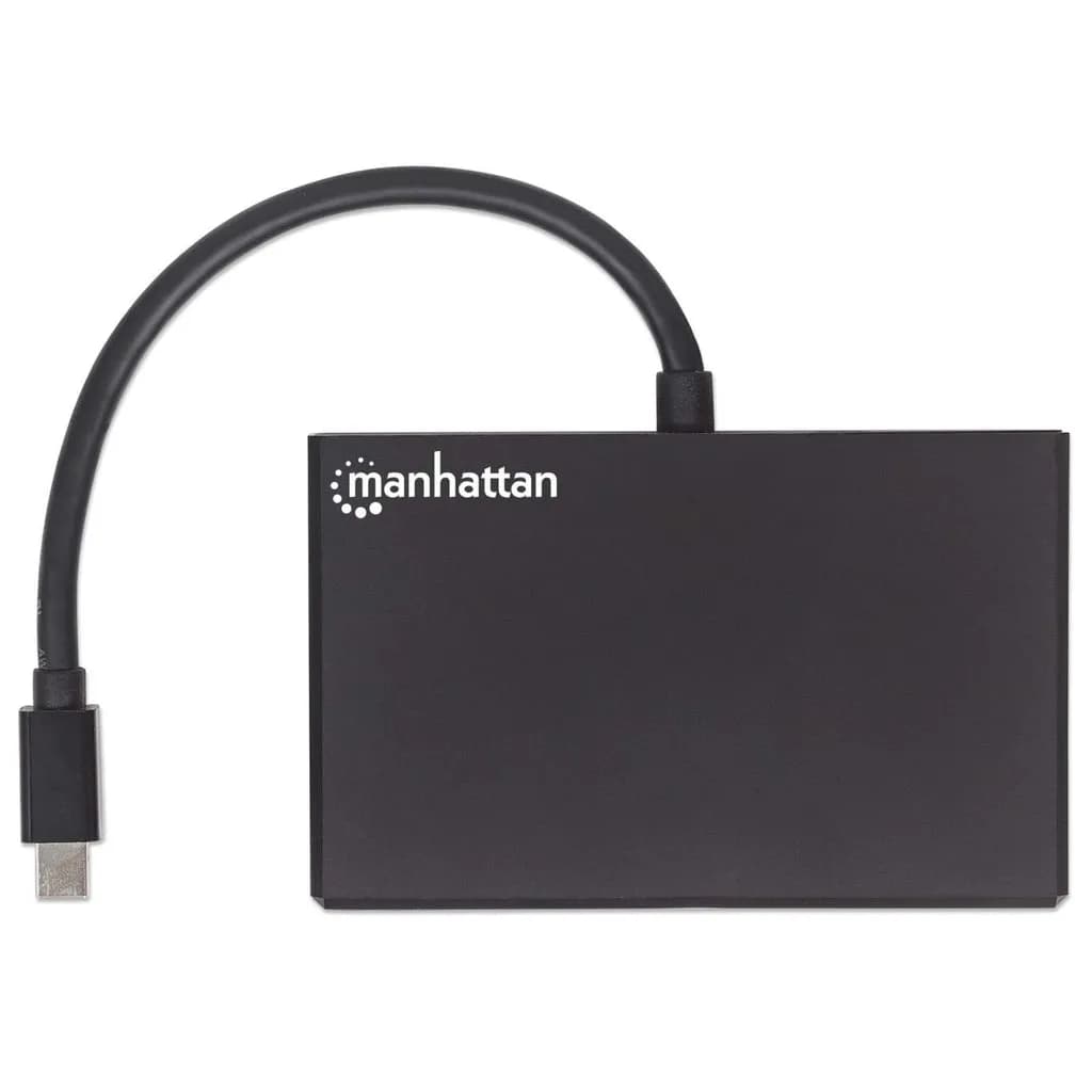 Manhattan Hub Video Splitter de Mini DisplayPort a 4 DisplayPort, con  4