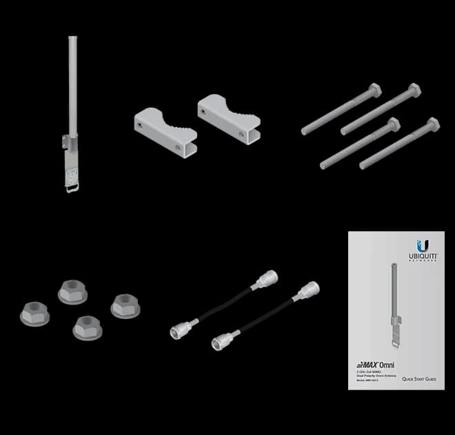 UBIQUITI AMO-5G10 - Antena omnidireccional para access point de 5.8GHz 5