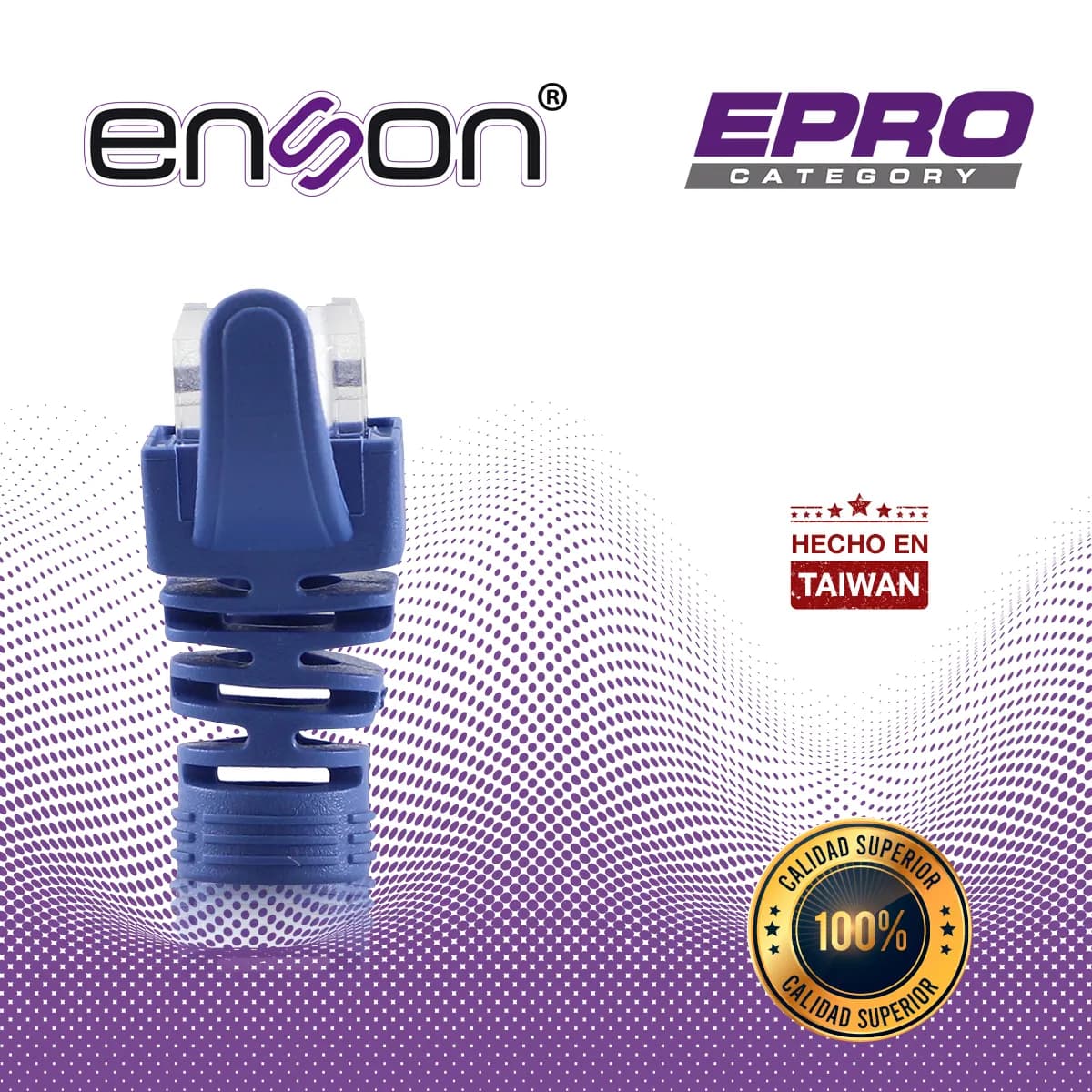 BOTA PARA CABLE UTP ENSON EPRO-BOOT-BL COLOR AZUL IDEAL PARA EL TERMIN 5