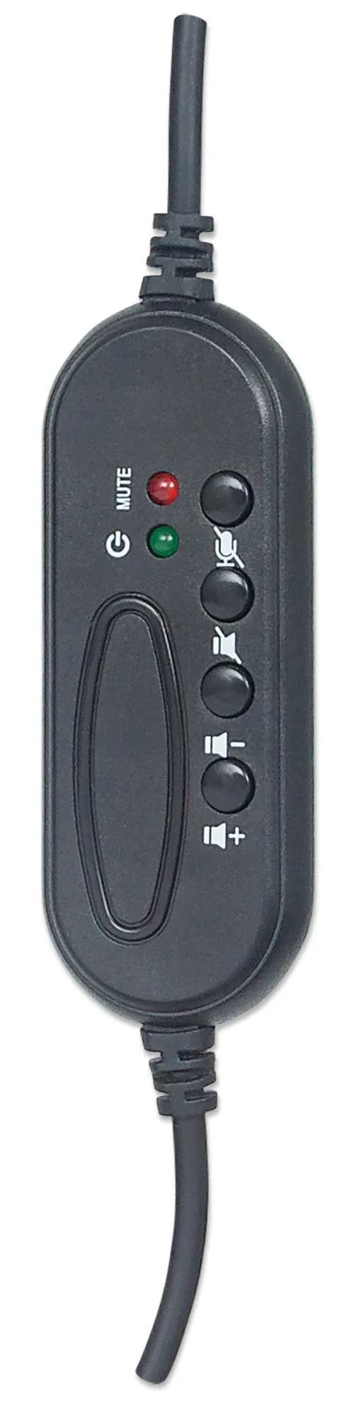 Manhattan Audífonos USB para videojuegos, con luces LED 2