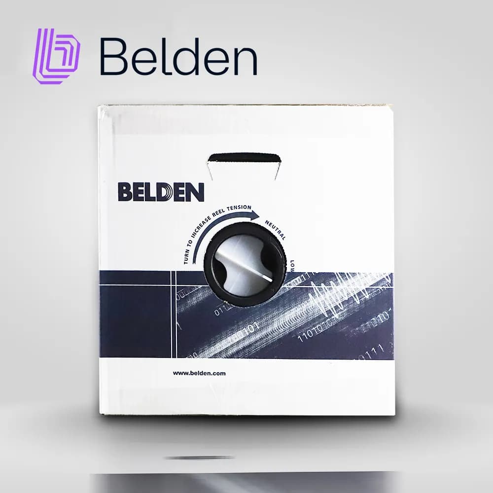 CABLE UTP CAT6+ BELDEN 2412 006A1000 / INTERIOR / AZUL / 350MHZ / 4 PA 4