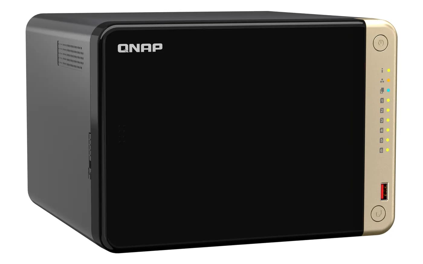 QNAP TS-664 NAS Tower Intel® Celeron® N5095 8 GB DDR4 0 TB QNAP QTS Ne 3