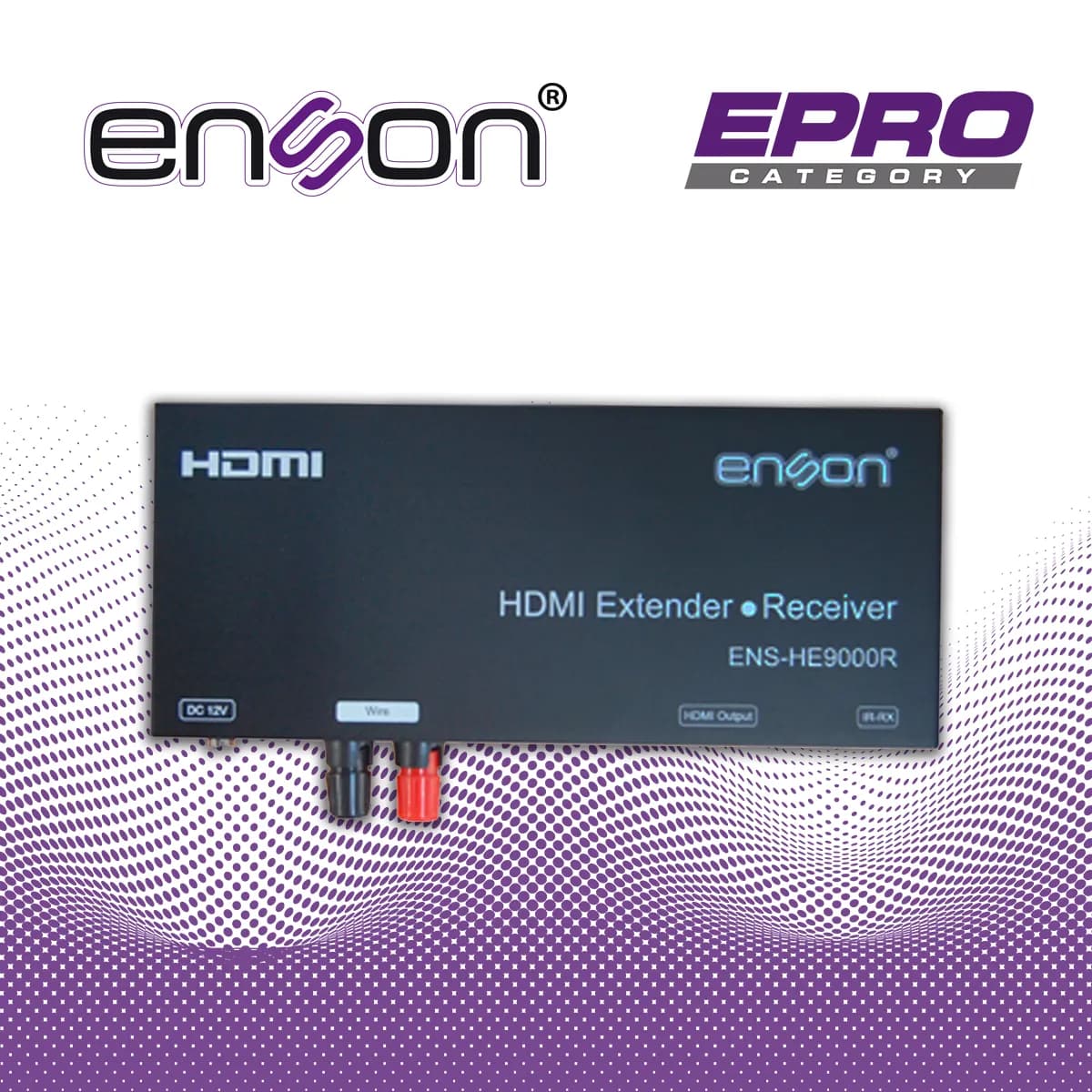 EXTENSOR HDMI 500MTS ENSONDC HE9000R RECEPTOR X C-HE9000R RECEPTOR X C 6