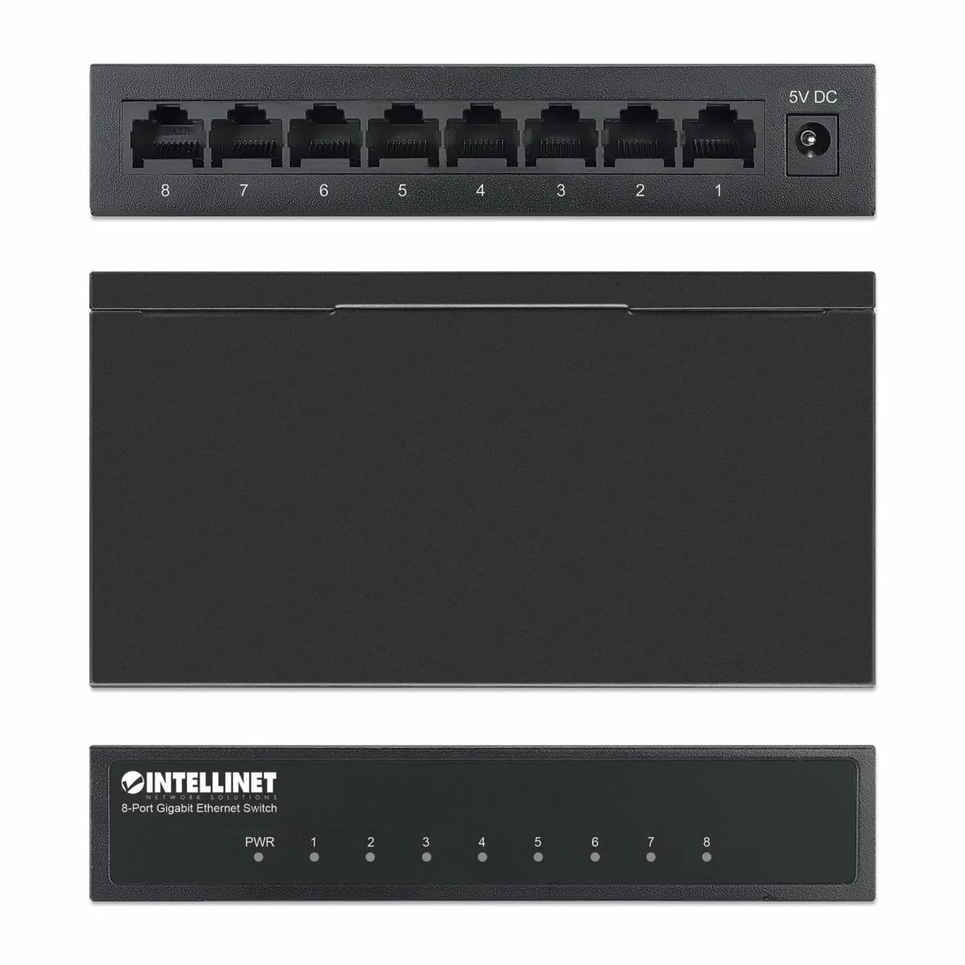 Intellinet Switch de Escritorio Gigabit Ethernet de 8 puertos 5
