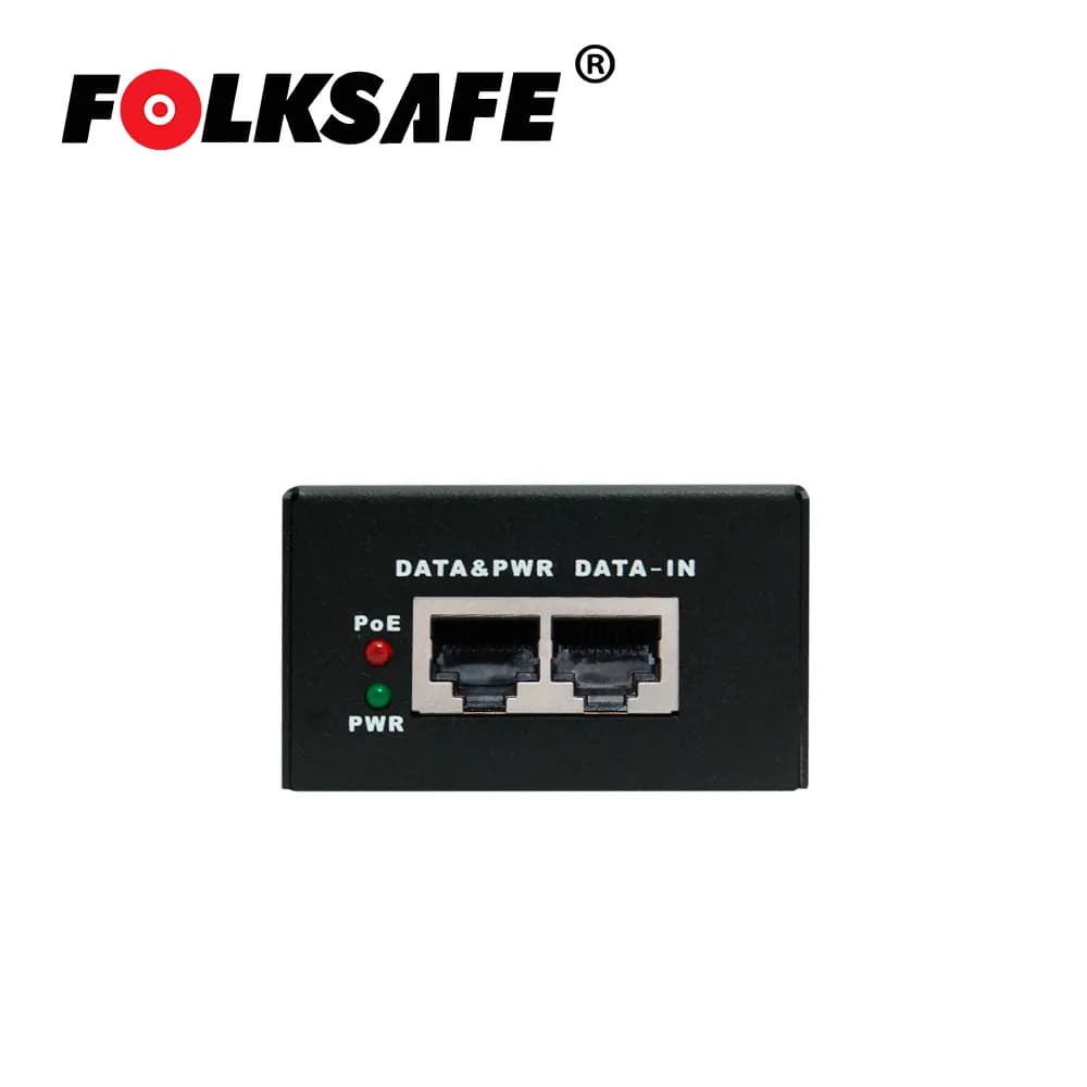 INYECTOR POE FOLKSAFE FS-53D1300 / GIGABIT  / 802.3BT / 70 WATTS / ENT 2