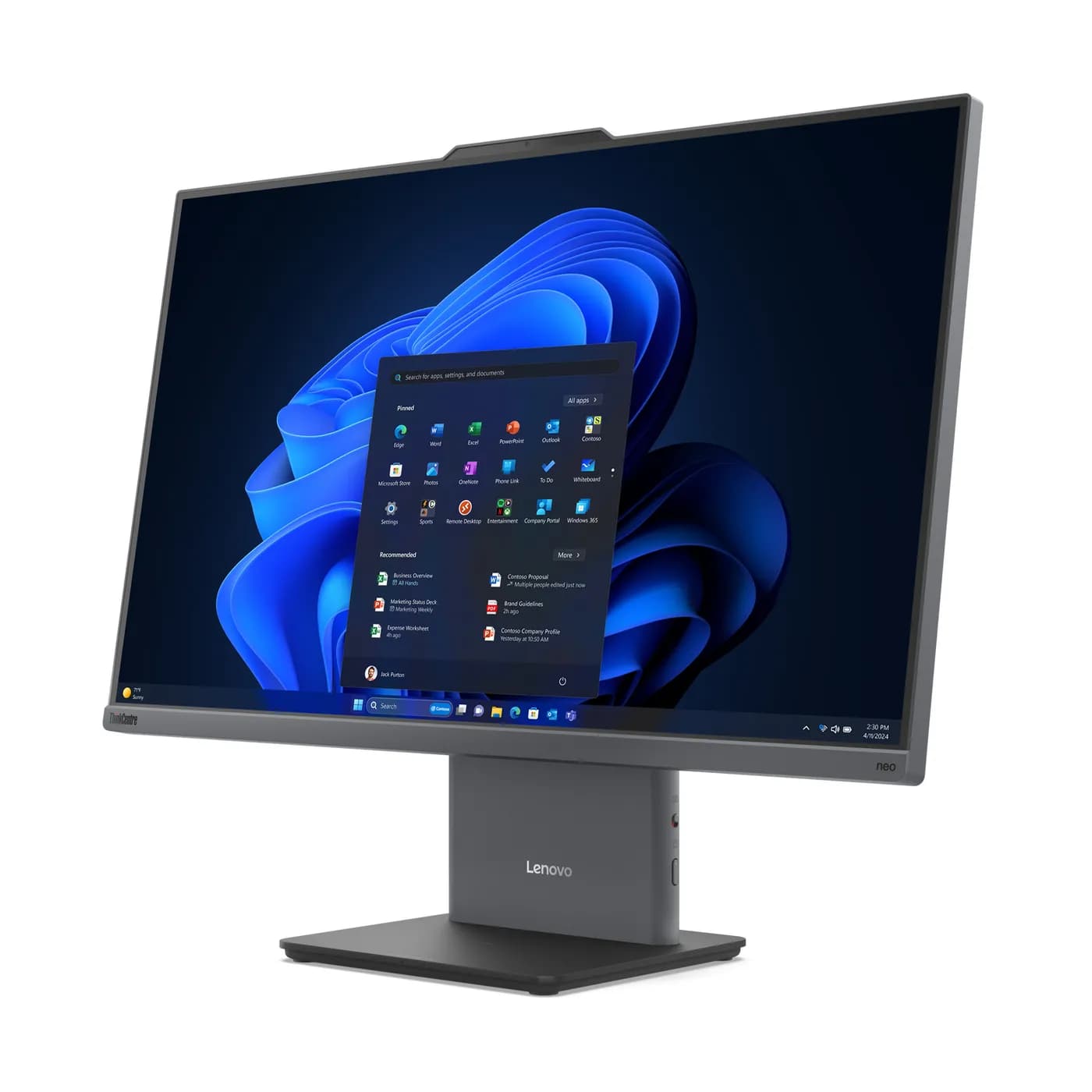 Lenovo ThinkCentre neo 55a 24 Gen 6 AMD Ryzen™ 5 220 60.5 cm (23.8") 1 8