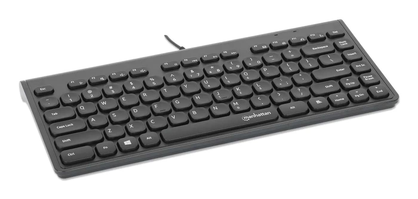 Manhattan 180702 teclado Oficina USB QWERTY Negro 3