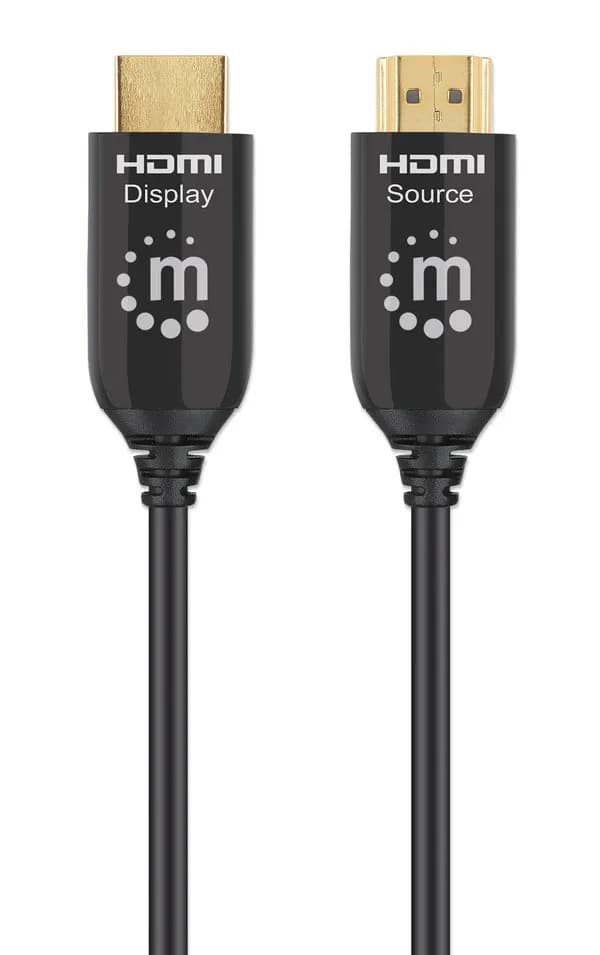 Manhattan Cable Óptico Activo HDMI de Ultra Alta Velocidad 8K a 60 Hz, 5