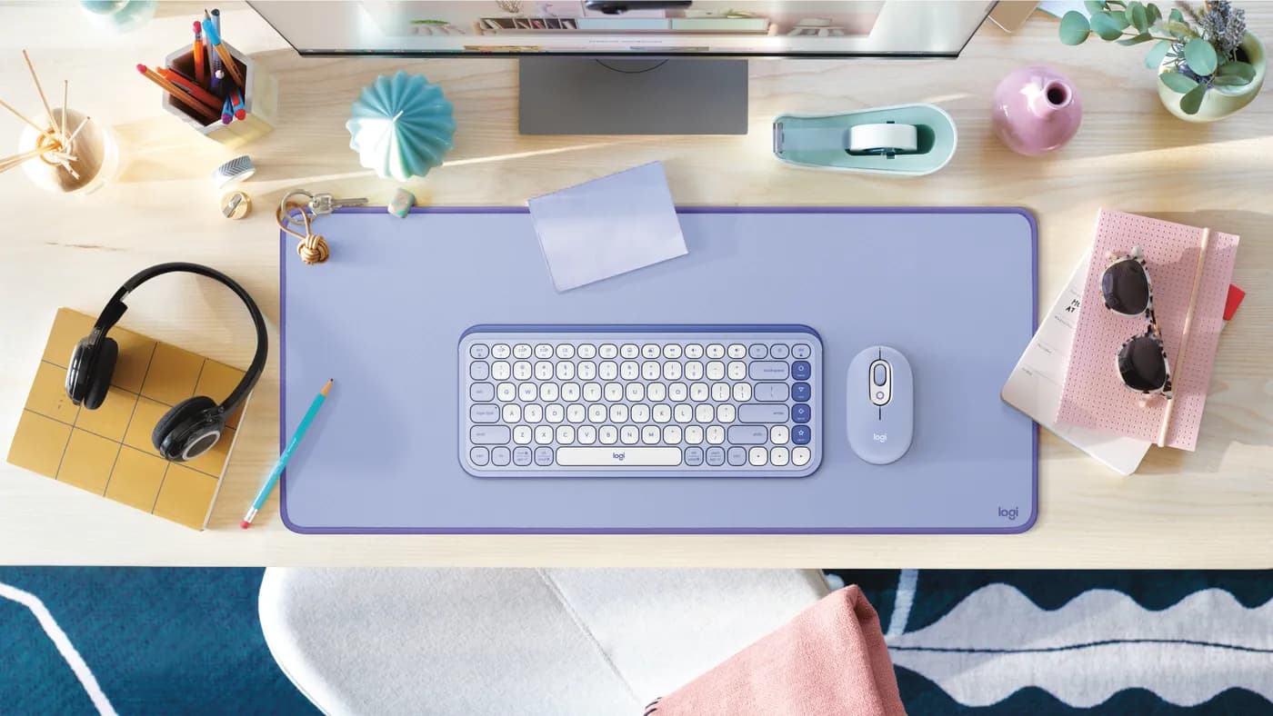 Logitech Desk Mat Lila 7