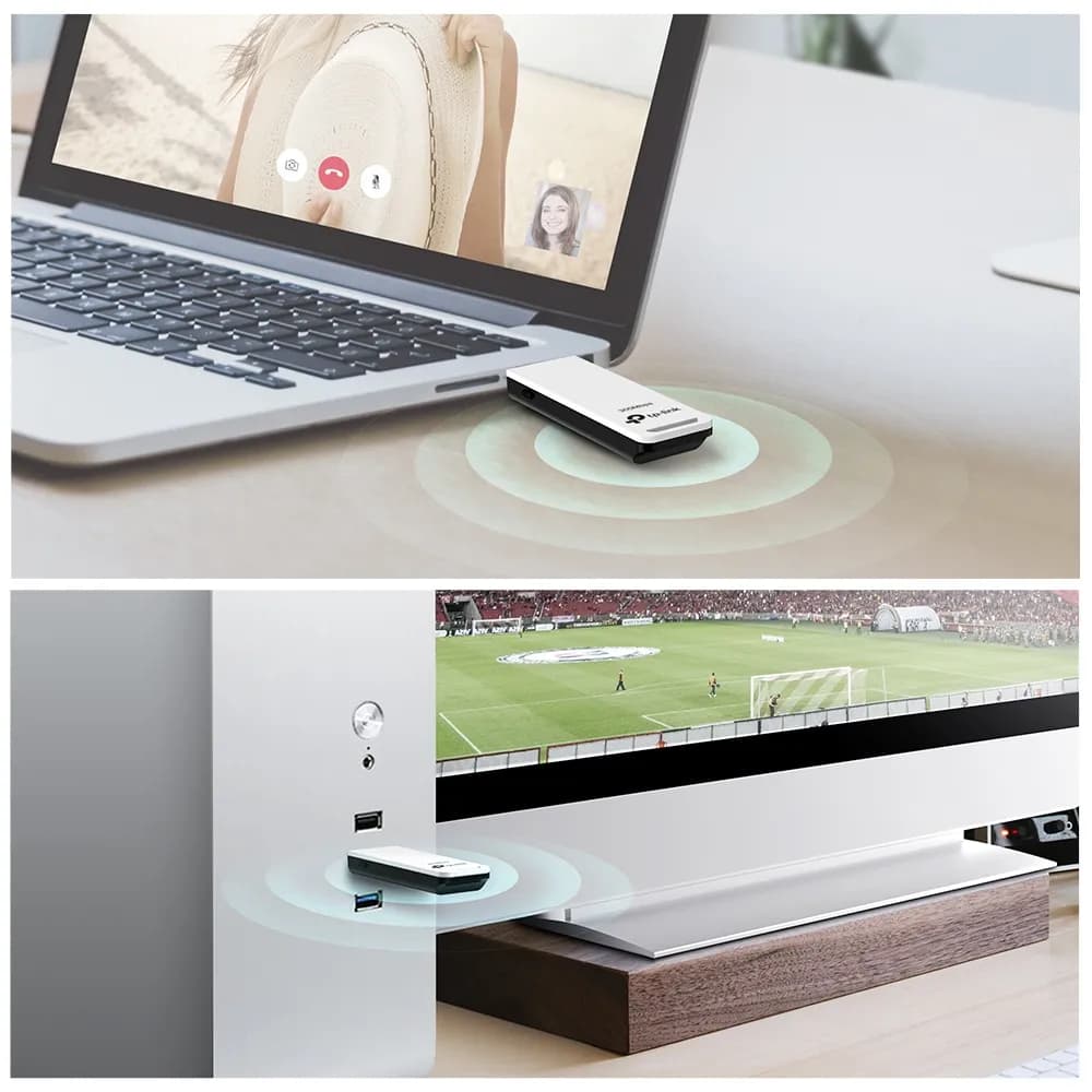 Adaptador USB Wi-Fi / 300 Mbps / 2.4 GHz / MIMO 2x2 / USB 2.0 / WPS 4