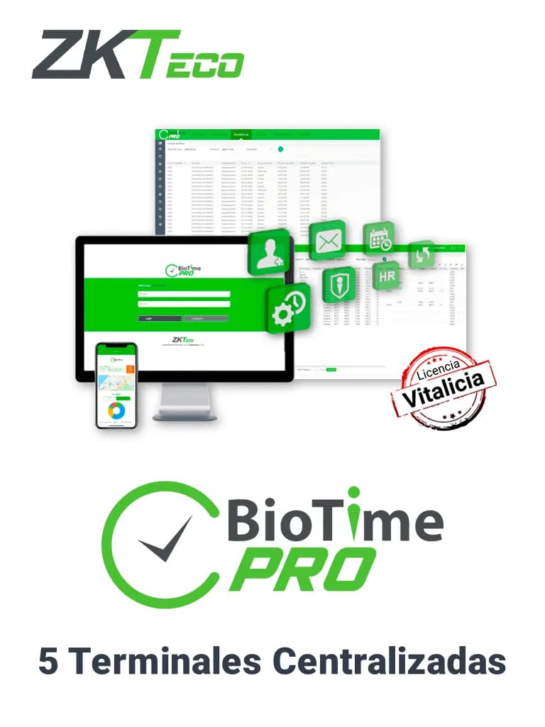 ZKTeco BioTimePro Starter Version
