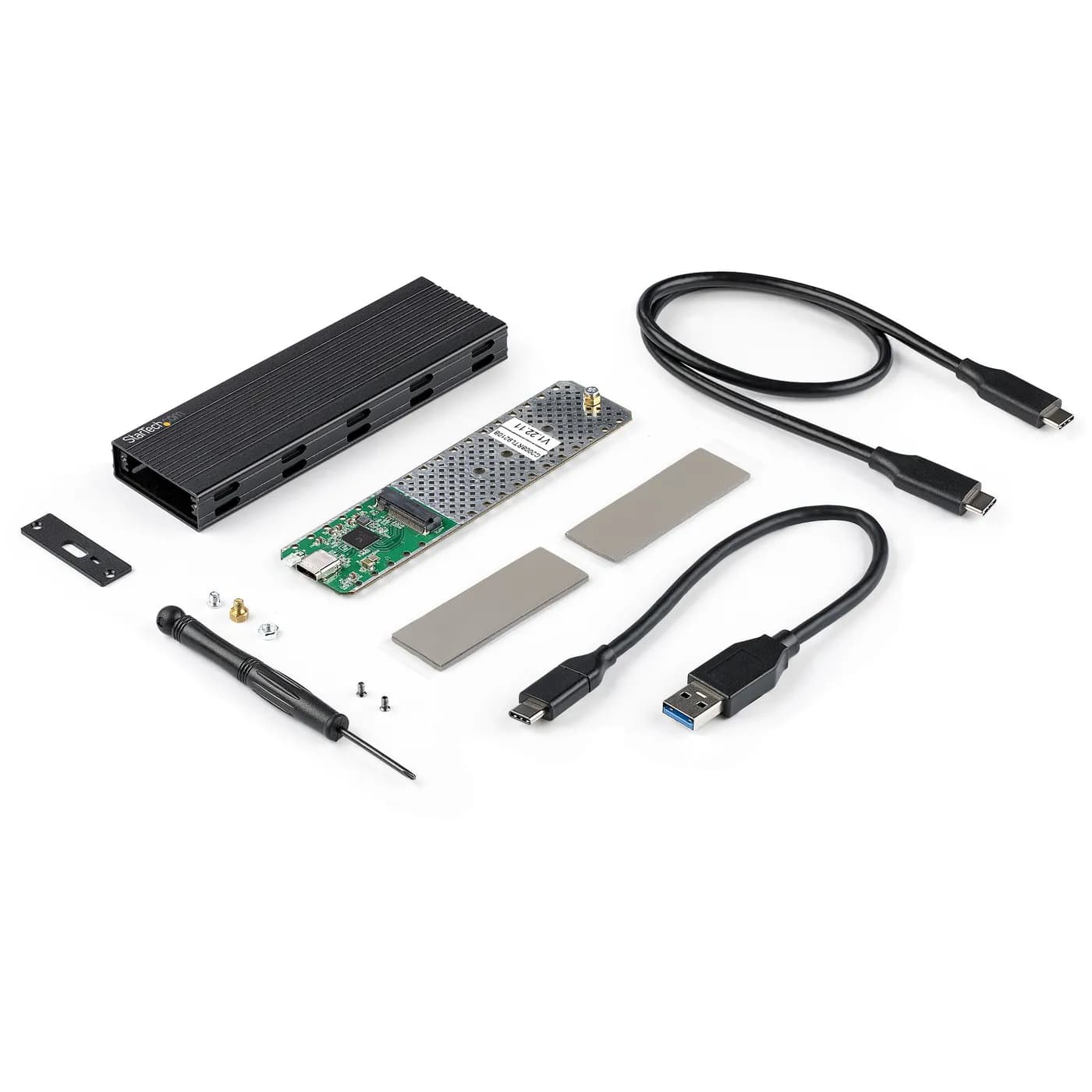 StarTech.com Gabinete USB-C de 10Gbps a NVMe M.2 or SSD SATA M.2 - Car 6