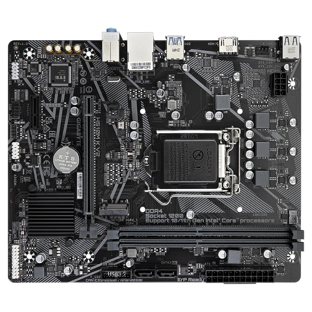 GIGABYTE H510M K V2 placa base Intel H470 Express LGA 1200 (Socket H5) 4
