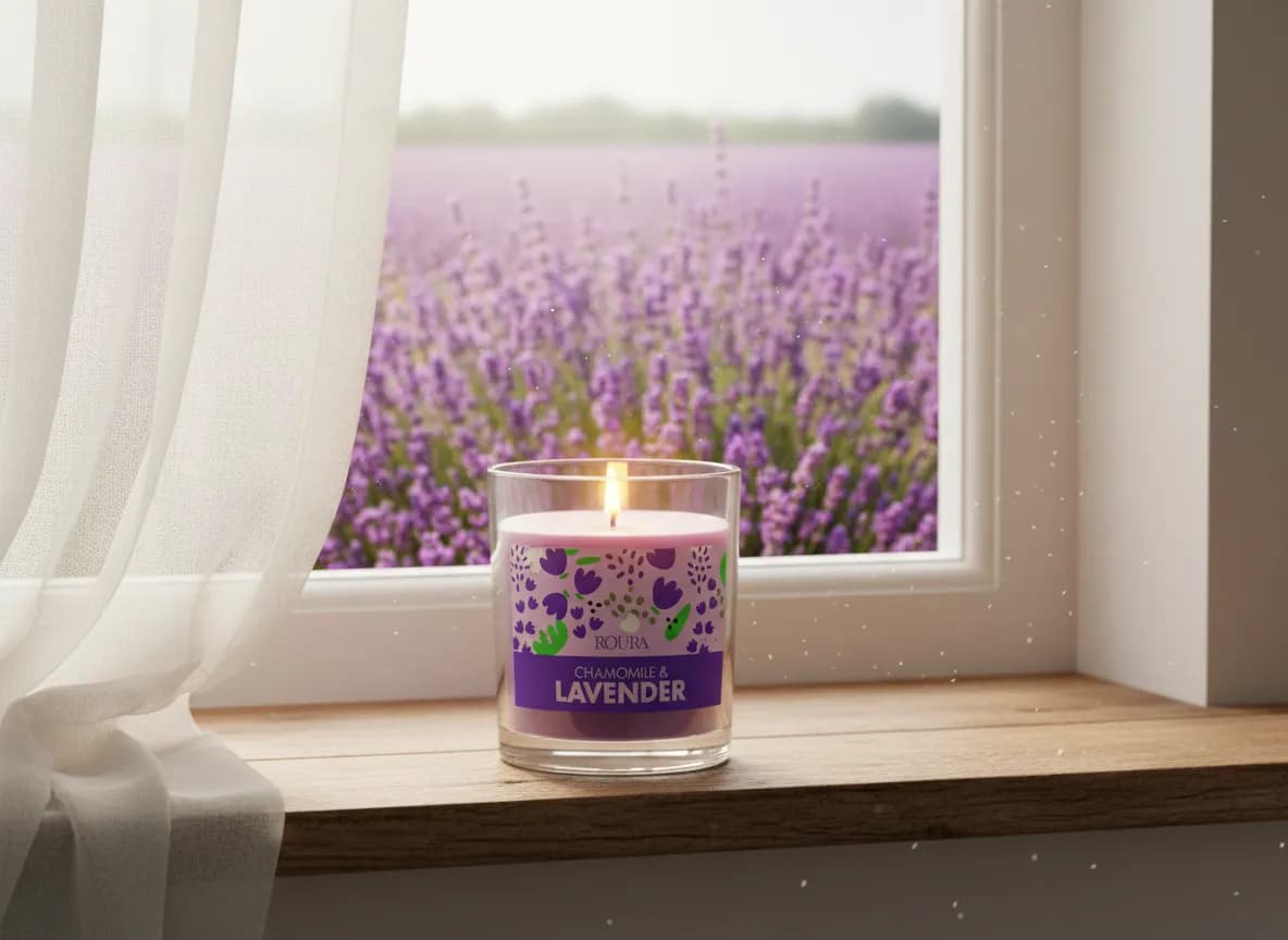 ROURA VELA ESSENCIAL PERFUMADA CRISTAL LAVANDA 2