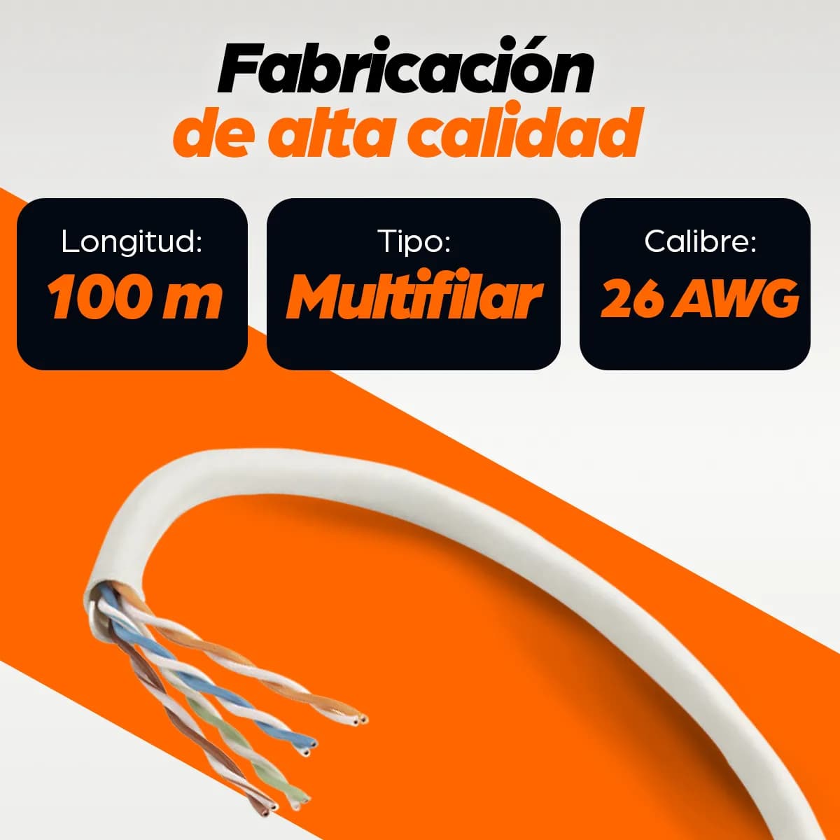 Intellinet Bobina Multifilar Cat5e CCA, 100 m 3