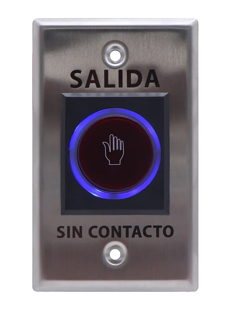 BOTON SALIDA SIN CONTACTO ZKTECO RANGO DETECCION HASTA 10CM K1-1(TLEB1 2