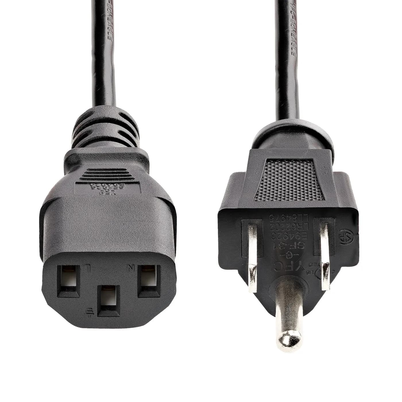 StarTech.com Cable de 1.8m de Alimentación de Computadora, NEMA 5-15P  4