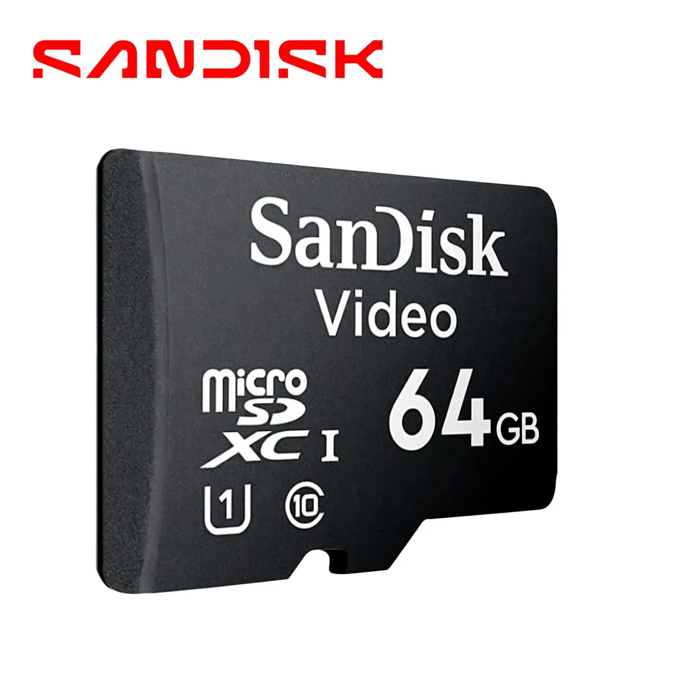 TARJETA MEMORIA MICRO SD XC SANDISK VIDEO 64GB SDSDQAS4-064G-BP / OPTI 3