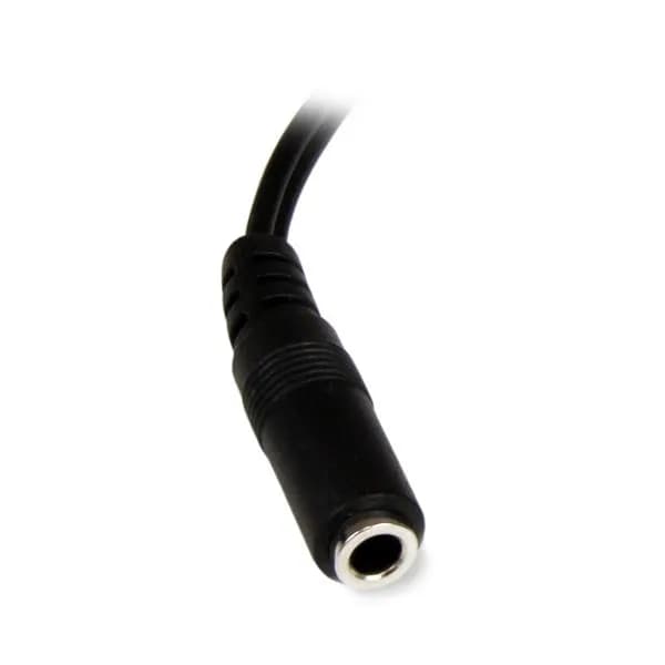 StarTech.com 0.152m 3.5mm - 2xRCA m/f cable de audio 3,5mm Negro 2